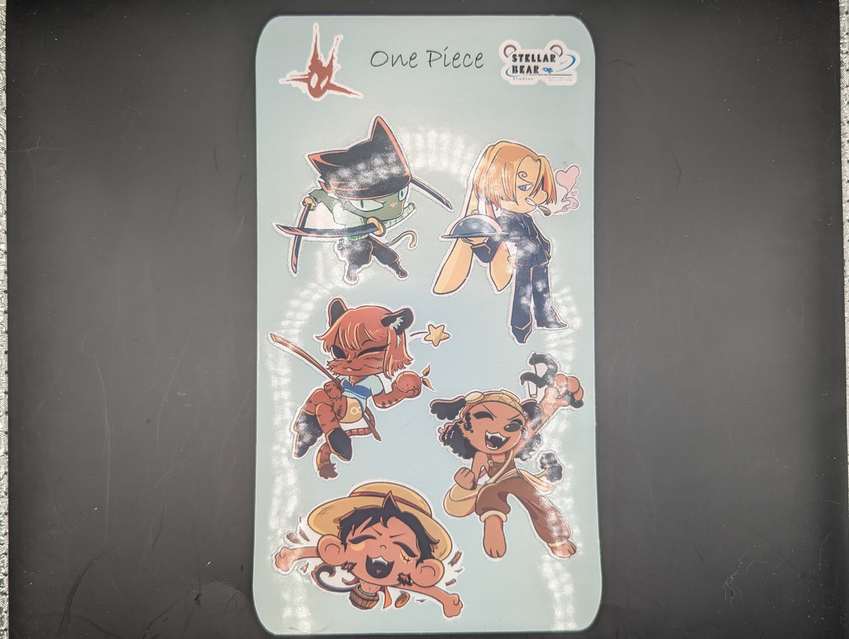 One Piece Sticker Sheet