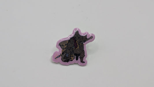 Dark Souls Ornstein+Smough Pin