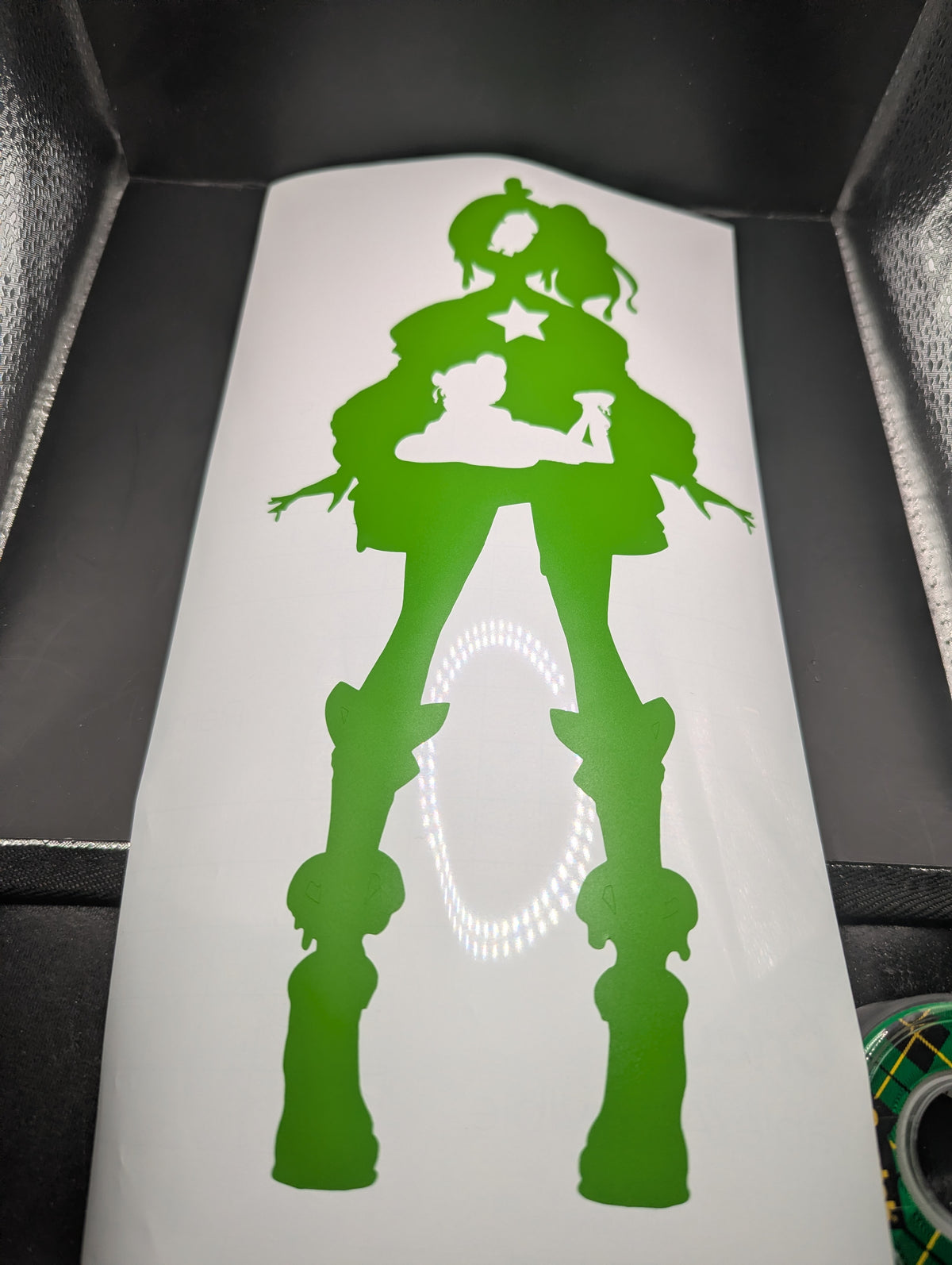 Pia Vtuber 11-Inch Vinyl Decal