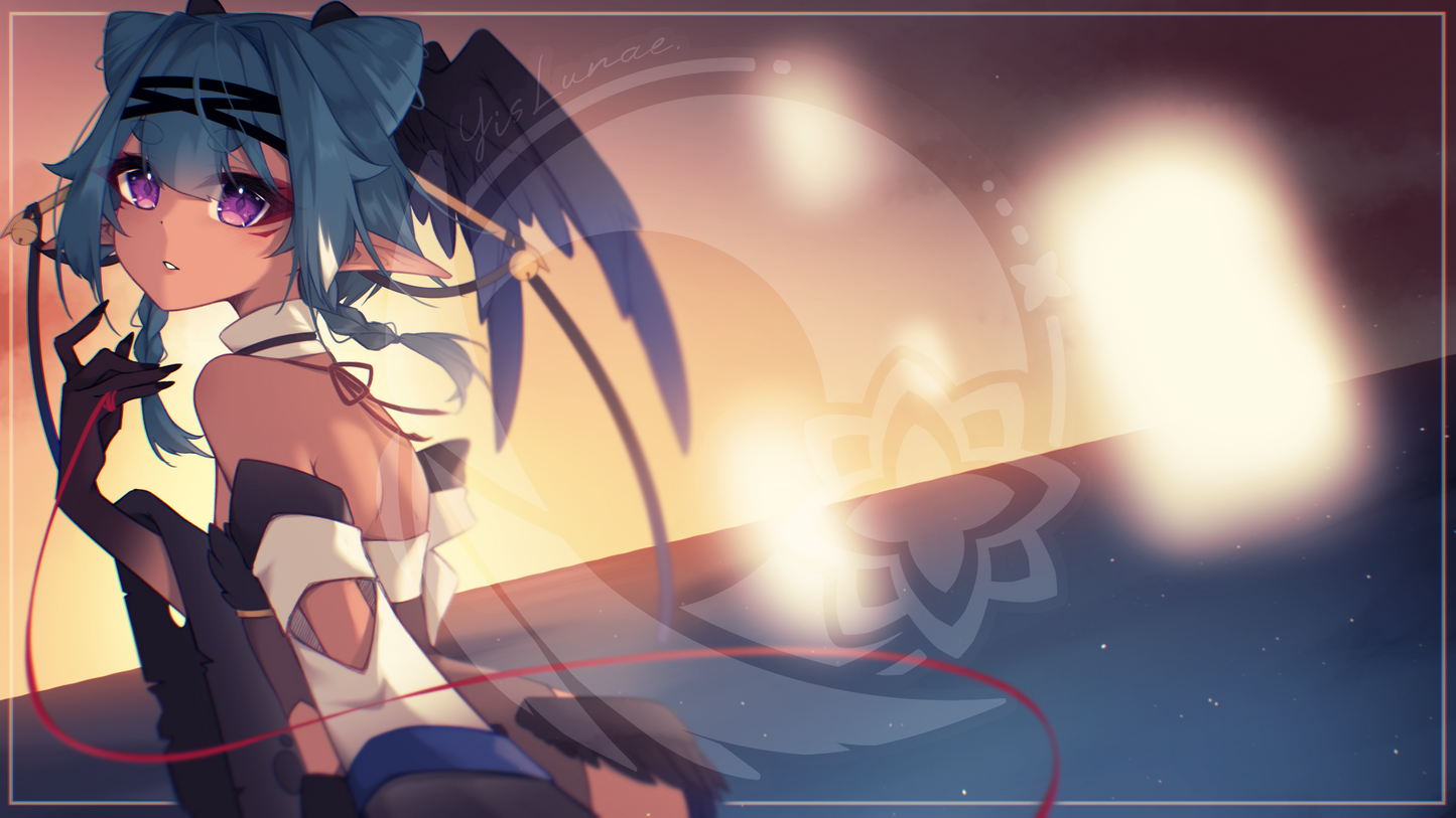 Sunset YisLunae Poster